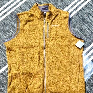 Eddie Bauer XXL Tan Vest with Gray Accents (NWT) *Darker than the Pictures Show*